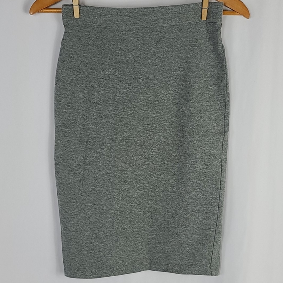 Bodycon Gray Pencil Skirt - Picture 1 of 3